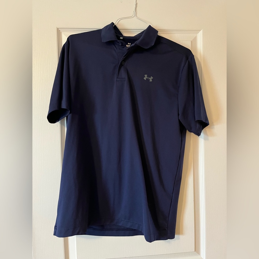 Under Armour Men's Dark Blue Polo Shirt